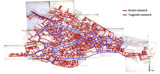 Full network, including road & traghetti routes