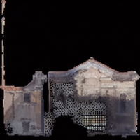 Figure 4.6: Picture generated using Stable Diffusion Inpainting with a prompt "venice facades, pixel, inpainting."