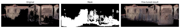 Figure 4.13: Picture example 1 generated after fune-tuning LaMa.