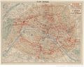 Paris, chemin de fer métropolitain ; lignes en exploitation, 1908