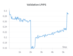 LPIPS with hybrid block masking